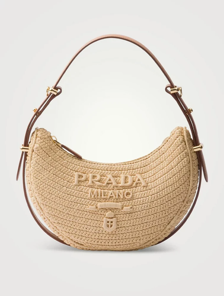 Prada Arqué Crochet Shoulder Bag