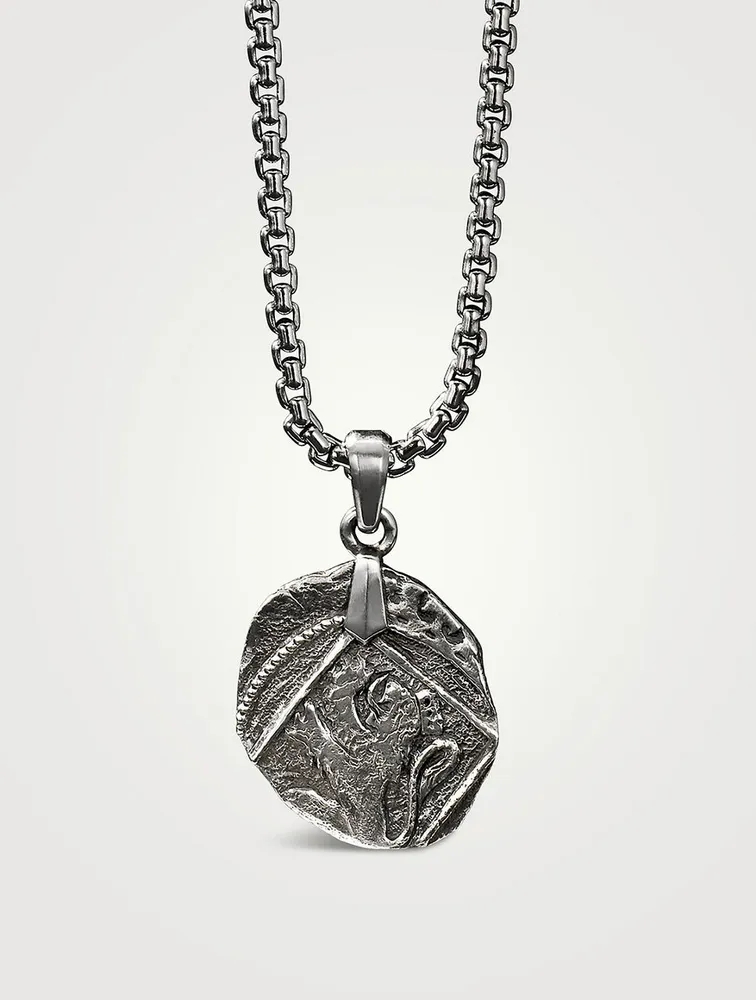 Shipwreck Coin Amulet In Sterling Silver