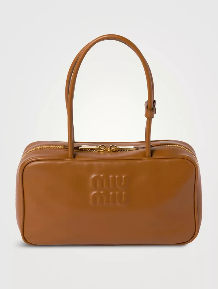 Beau Leather Top-handle Bag