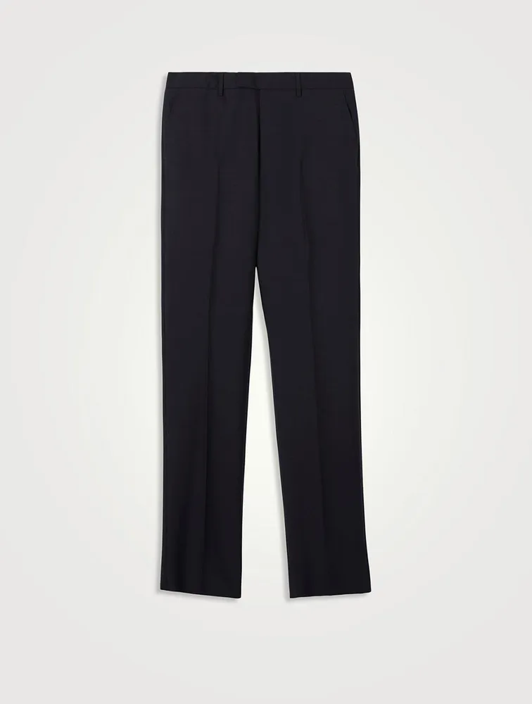 Wool Mohair Tailored Trousers