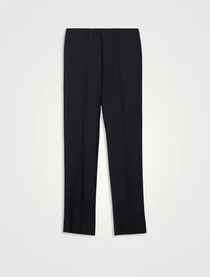 Wool Mohair Tailored Trousers