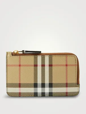Check Zip Card Case