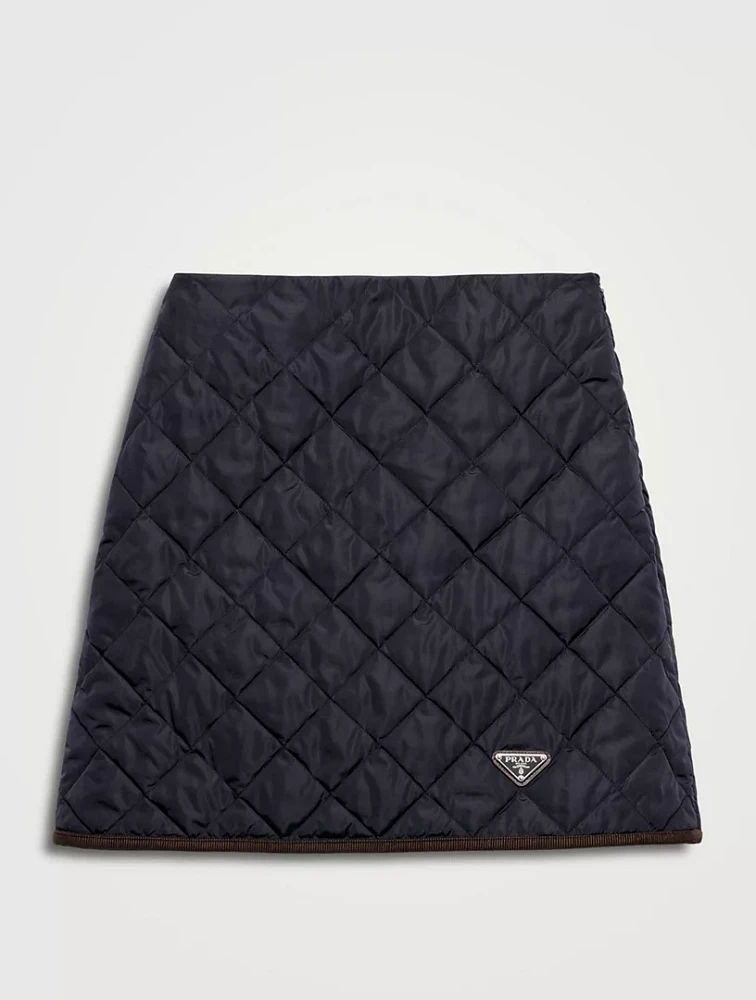 Lightweight Re-nylon Miniskirt