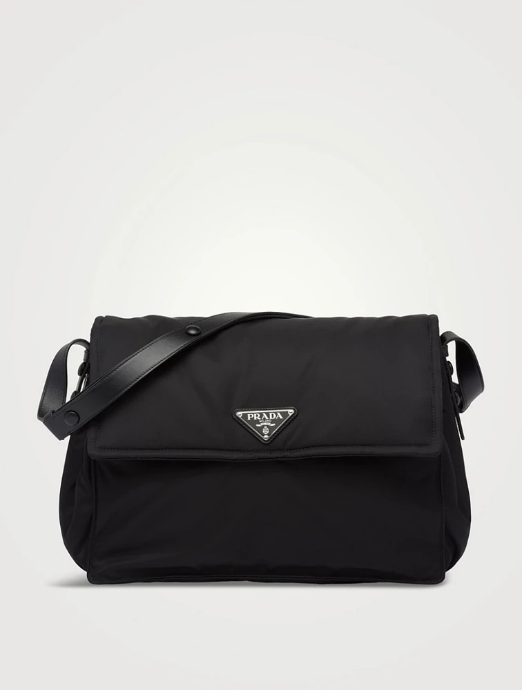 Re-nylon Large Padded Shoulder Bag