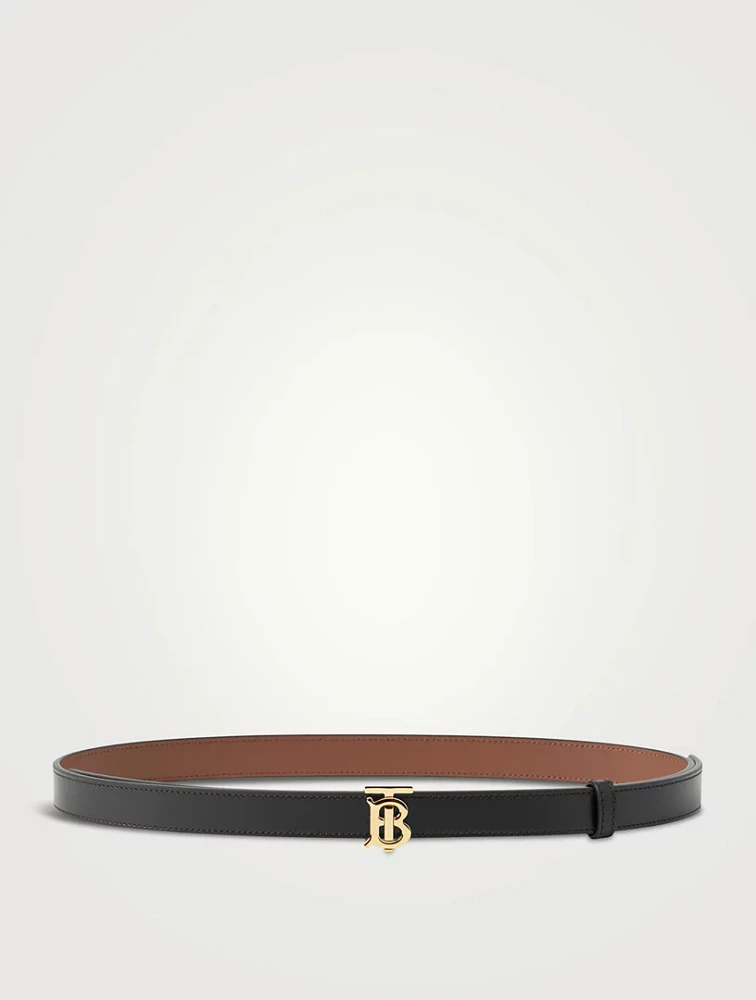 Leather Reversible Tb Belt