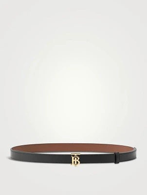 Leather Reversible Tb Belt