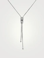 Zig Zag Stax™ Y Necklace In Sterling Silver With Diamonds