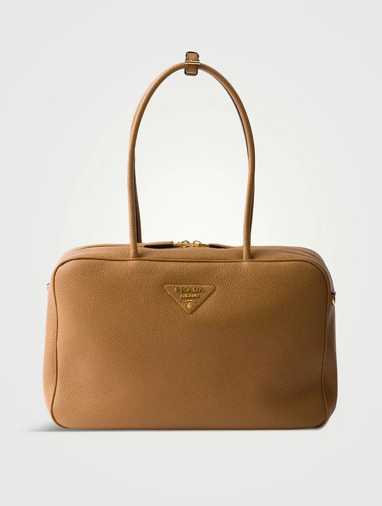 Large Leather Top-handle Bag