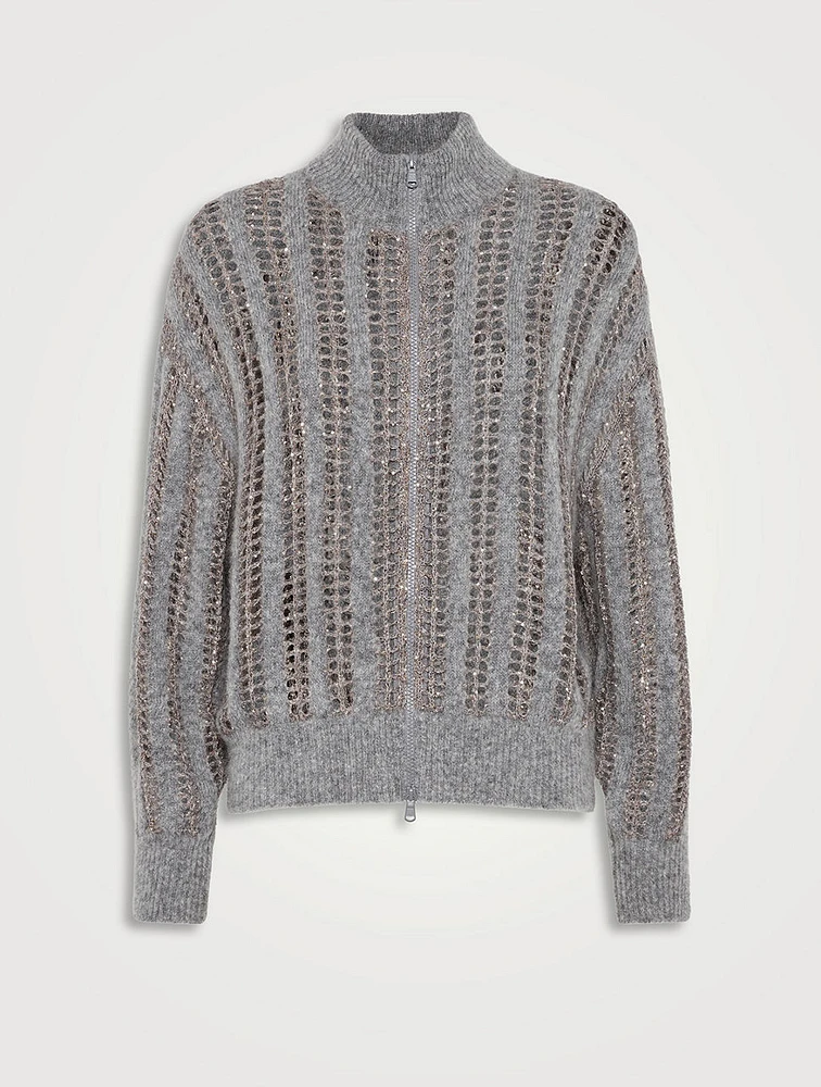 Dazzling Net Cardigan