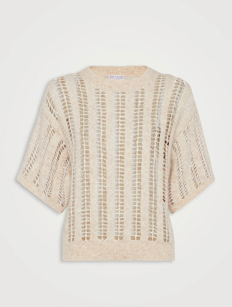 Dazzling Net Sweater