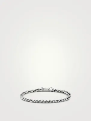 Wheat Chain Bracelet Sterling Silver