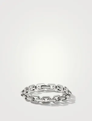 Deco Link Bracelet Sterling Silver