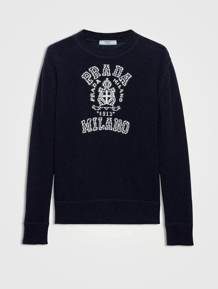 Wool And Cashmere Intarsia Sweater