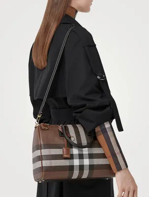 Check Medium Bowling Bag