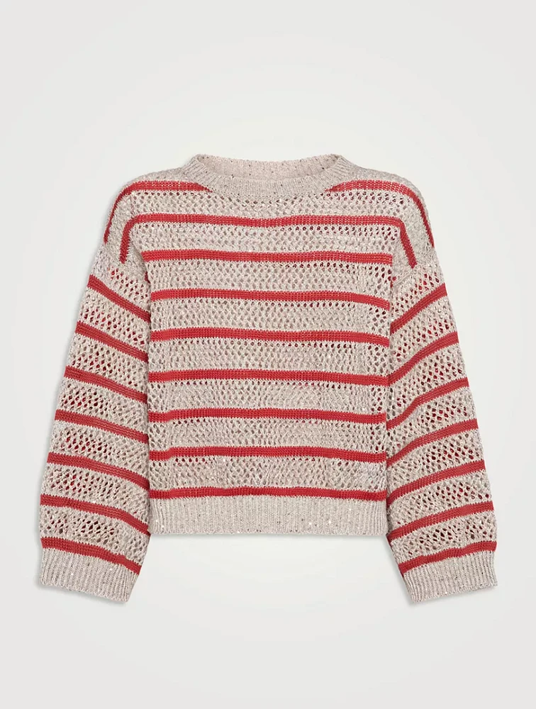 Dazzling Net Sweater
