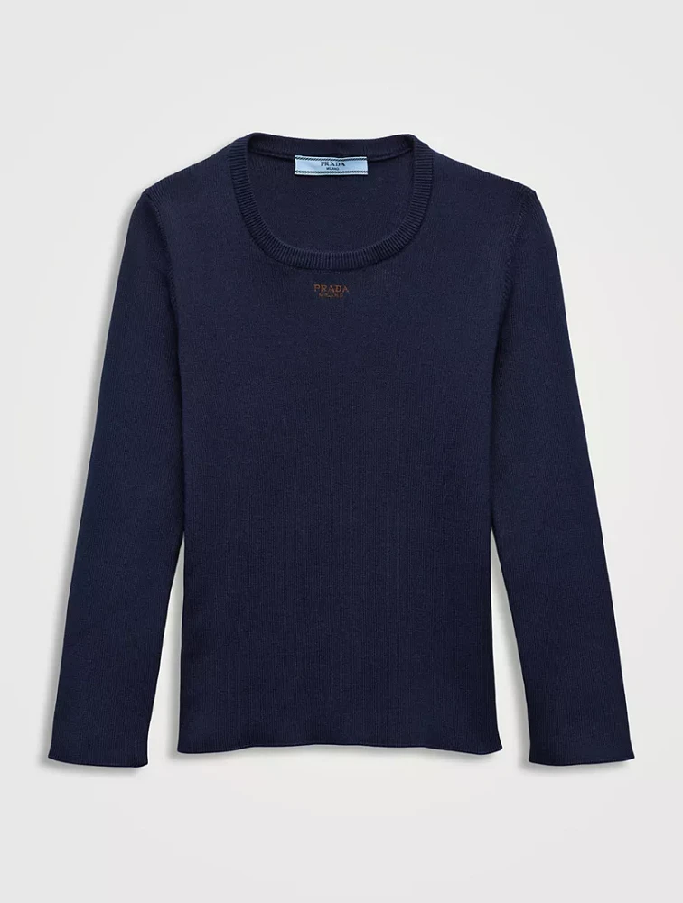 Cotton Crew-neck Sweater