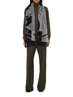 Mirrored Horse Cashmere Scarf