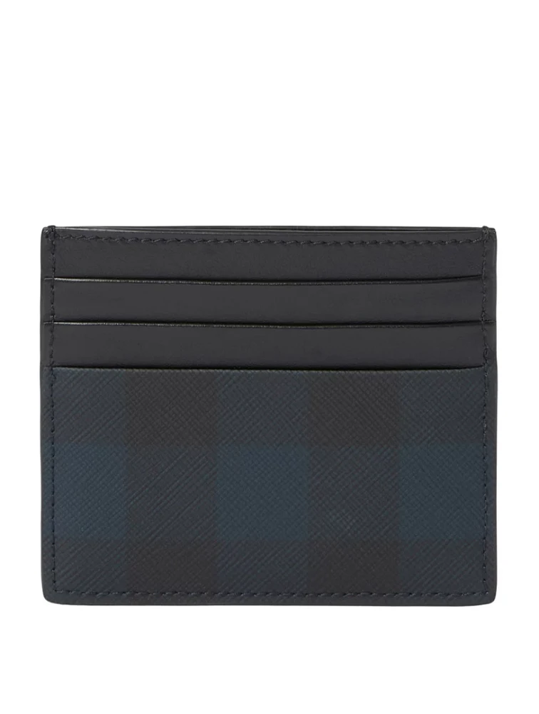 Tall Check Card Case