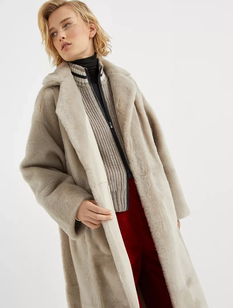 Shearling Reversible Coat