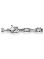 Pearl Classics Station Chain Necklace In Sterling Silver, 3mm