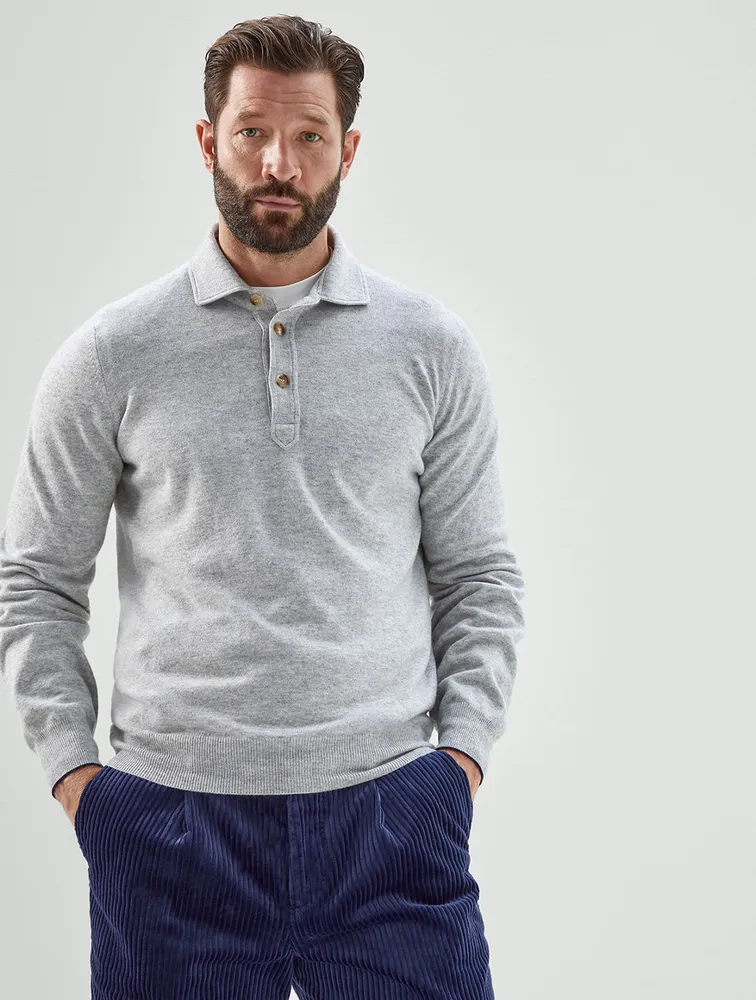 Polo-style Sweater