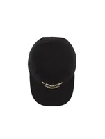 Horseferry Motif Cotton Twill Baseball Cap