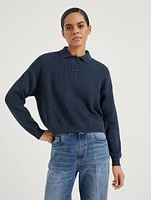 Polo-style Sweater
