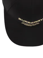 Horseferry Motif Cotton Twill Baseball Cap