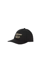 Horseferry Motif Cotton Twill Baseball Cap