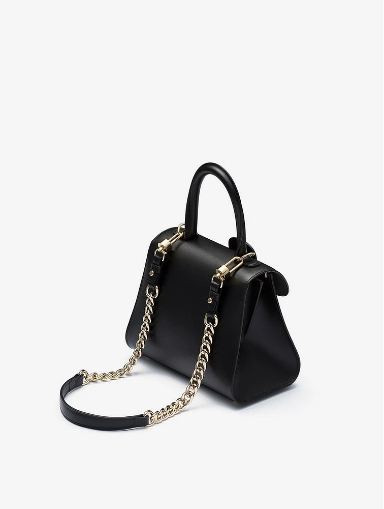 Short Chain Strap Box Calf