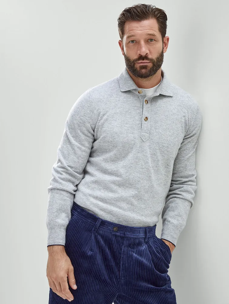 Polo-style Sweater
