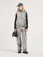 Down Vest With Monili