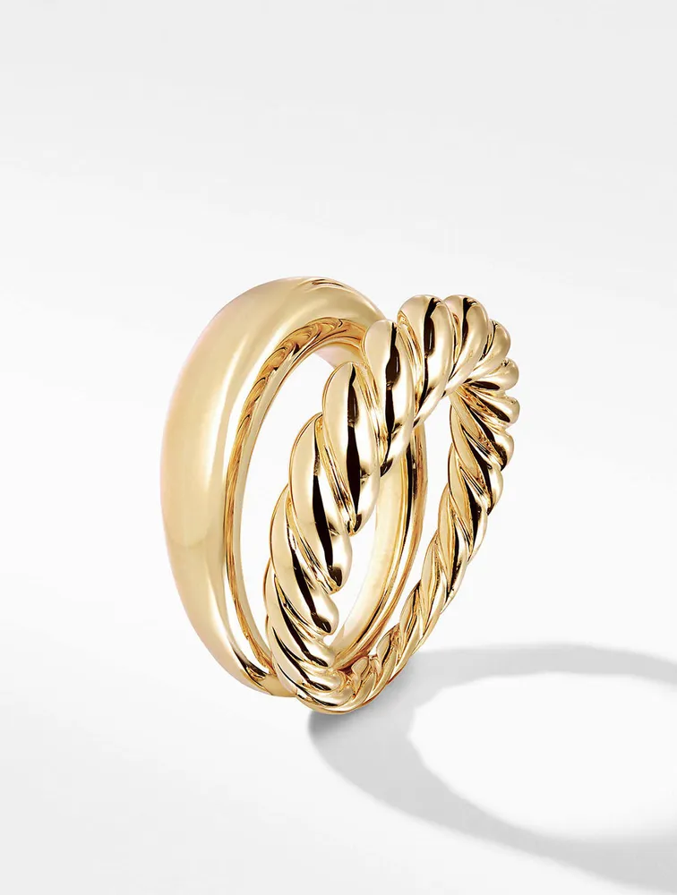 Pure Form® Stack Rings 18k Yellow Gold
