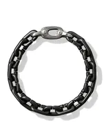 Chain Links Bracelet Black Titanium