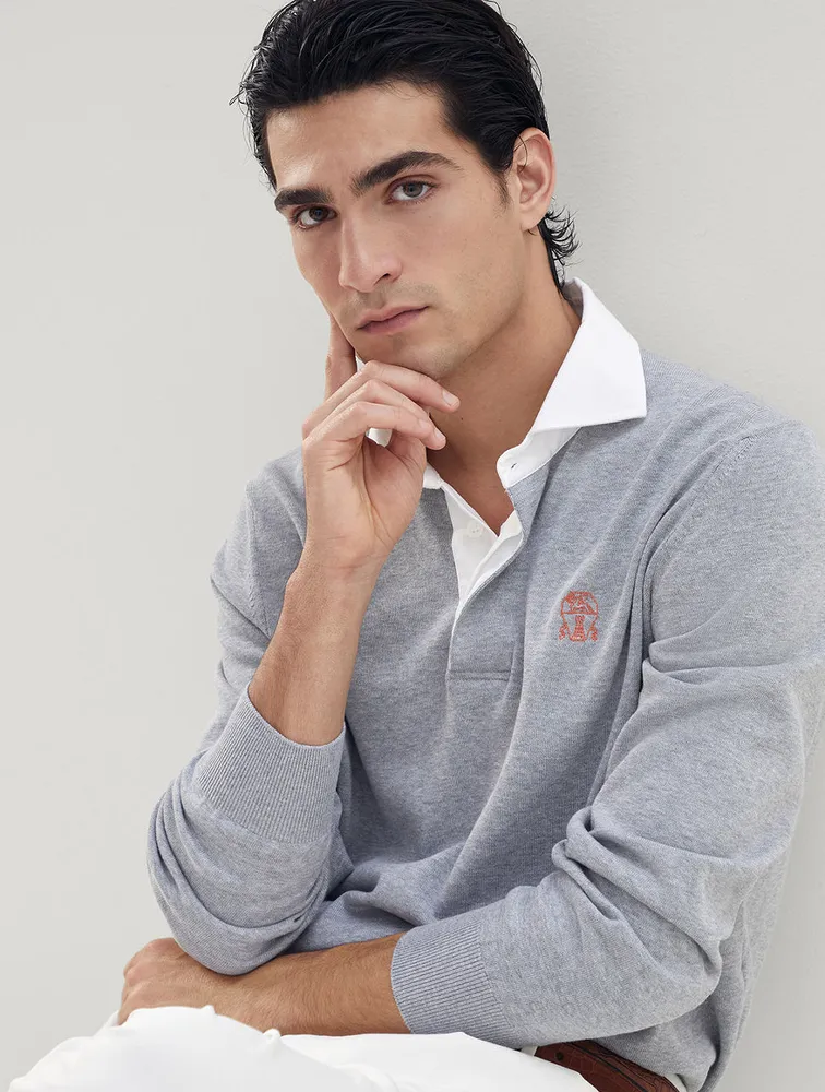 Knit Polo Shirt