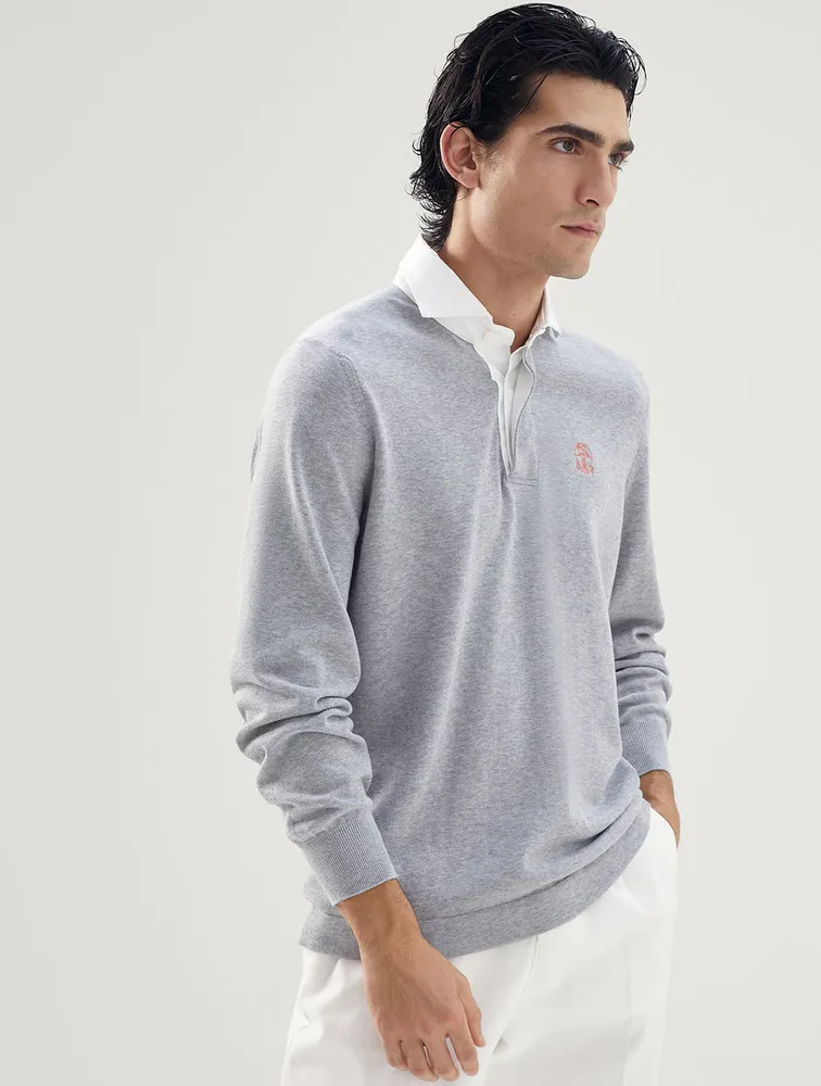 Knit Polo Shirt