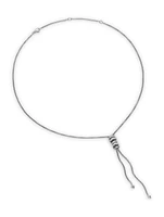 Zig Zag Stax™ Y Necklace In Sterling Silver With Diamonds
