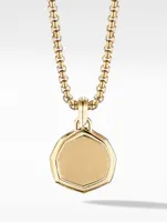 Buddha Amulet In 18k Yellow Gold With Pavé Diamonds