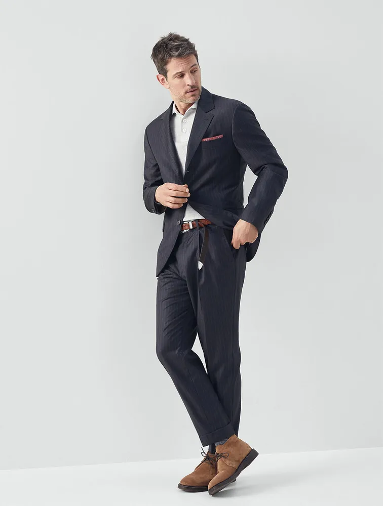Cotton Polo-style Sweater