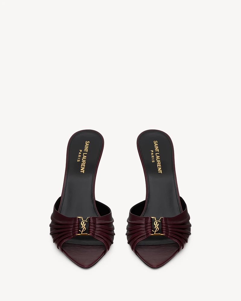 BABYLONE mules smooth leather