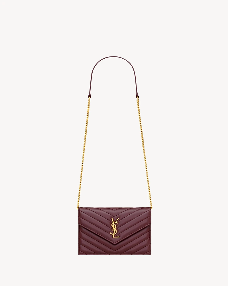 CASSANDRE ENVELOPE CHAIN WALLET IN LAMBSKIN