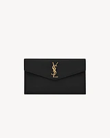 UPTOWN pouch in grain de poudre leather
