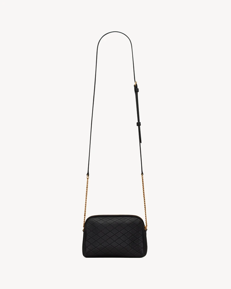 GABY ZIPPERED POUCH IN LAMBSKIN