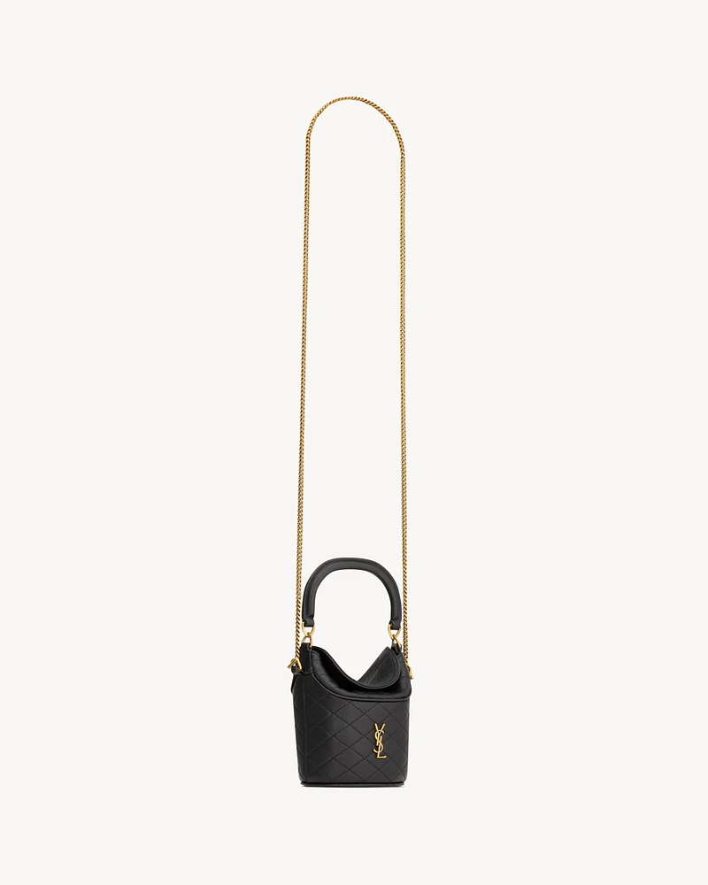 GABY mini bucket in lambskin