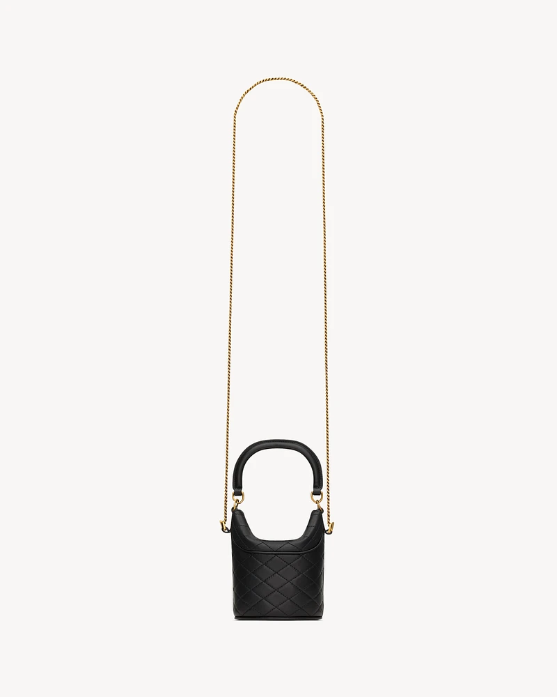 GABY mini bucket in lambskin