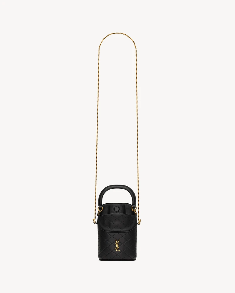 GABY mini bucket in lambskin