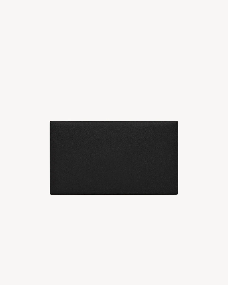 UPTOWN pouch in grain de poudre leather