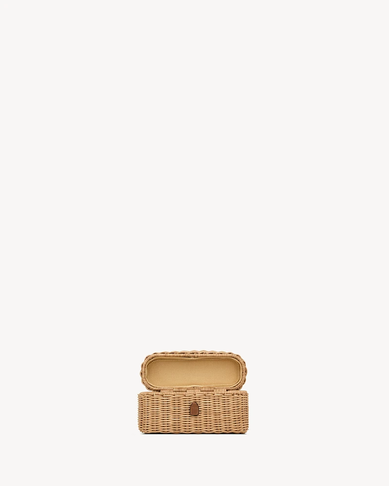 GABY vanity bag in osier