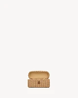 GABY vanity bag in osier