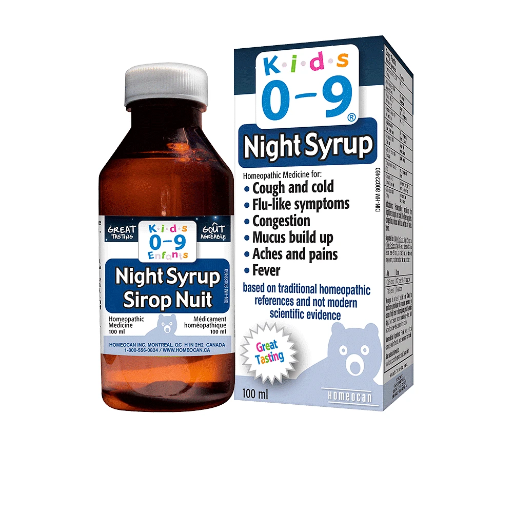 Kids 0-9 Cough & Cold Night Syrup